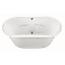 MTI Baths AST86DM-WH - Harmony 2 Dolomatte Freestanding Air Bath - White 71.25X41