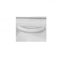 MTI Baths GBCB - Set Of Two-Curved 9'' Bone Acrylic Grab Bars