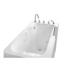 MTI Baths MBAWIR5030NV - Walk-In Acrylic Cxl Alcove Radiance & Air Bath - White (51.5X30.25)