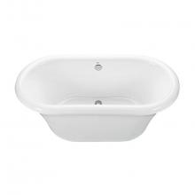 MTI Baths AST88A-WH - Melinda 4 Acrylic Cxl Freestanding Air Bath - White (65.5X35)