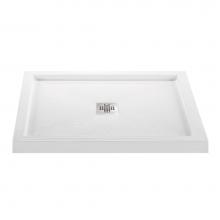 MTI Baths SB3632MTBI - 3632 Acrylic Cxl Center Drain Multi Threshold - Biscuit