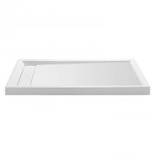 MTI Baths SBDM4836MTHDWHLH - 4836 Dolomatte Lh Hidden Drain Multi Threshold - White