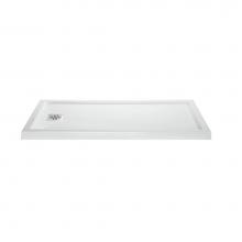 MTI Baths SB6036MTWHLH - 6036 Acrylic Cxl Lh Drain Multi Threshold - White