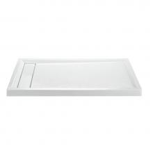 MTI Baths SB6036MTHDBILH - 6036 Acrylic Cxl Lh Hidden Drain Multi Threshold - Biscuit