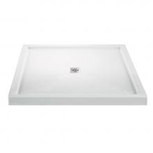 MTI Baths SB6060MTBI - 6060 Acrylic Cxl Center Drain Multi Threshold - Biscuit