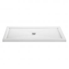 MTI Baths SB6632MTBI - 6632 Acrylic Cxl Center Drain Multi Threshold - Biscuit