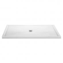 MTI Baths SB7236MTBI - 7236 Acrylic Cxl Center Drain Multi Threshold - Biscuit