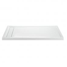 MTI Baths SB7236MTHDBILH - 7236 Acrylic Cxl Lh Hidden Drain Multi Threshold - Biscuit