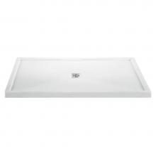 MTI Baths SB7242MTBI - 7242 Acrylic Cxl Center Drain Multi Threshold - Biscuit