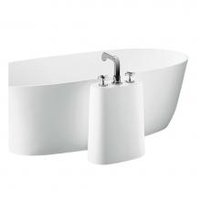 MTI Baths STAND-BI-GL - Faucet Stand - For Sculpturestone Tubs - Small Version - Gloss Biscuit