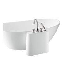 MTI Baths STANDL-BI-GL - Faucet Stand - For Sculpturestone Tubs - Large Version -Gloss Biscuit
