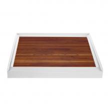 MTI Baths TK-4242 - TEAK SHOWER TRAY FOR MTSB-4242 CENTER DRAIN