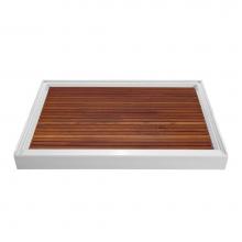 MTI Baths TK-4842 - TEAK SHOWER TRAY FOR MTSB-4842 CENTER DRAIN