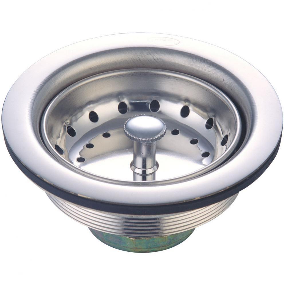 ACCESSORIES-STAINLESS STEEL DUO BASKET STRAINER FOR 3-1/2&apos;&apos; OPENING