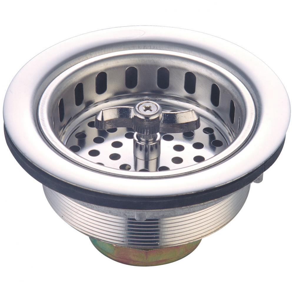 ACCESSORIES-STAINLESS STEEL SPIN AND SEAL BASKET STRAINER FOR 3-1/2&apos;&apos; OPENING