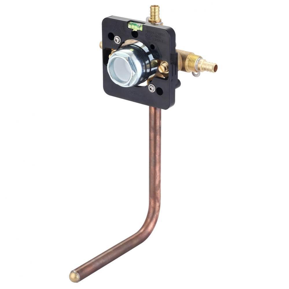 TUB and SHWR VALVE ONLY-SINGLE HDL 1/2&apos;&apos; PEX INLET/SHOWER OUTLET 1/2&apos;&apos; COPPER