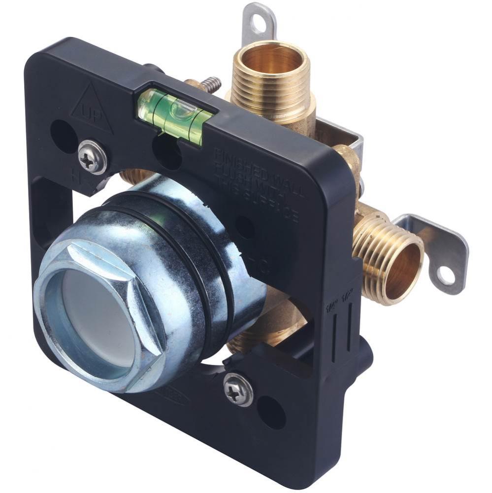 TUB and SHWR VALVE ONLY-SINGLE HDL 1/2&apos;&apos; COMBO INLET and OUTLET B-PACK