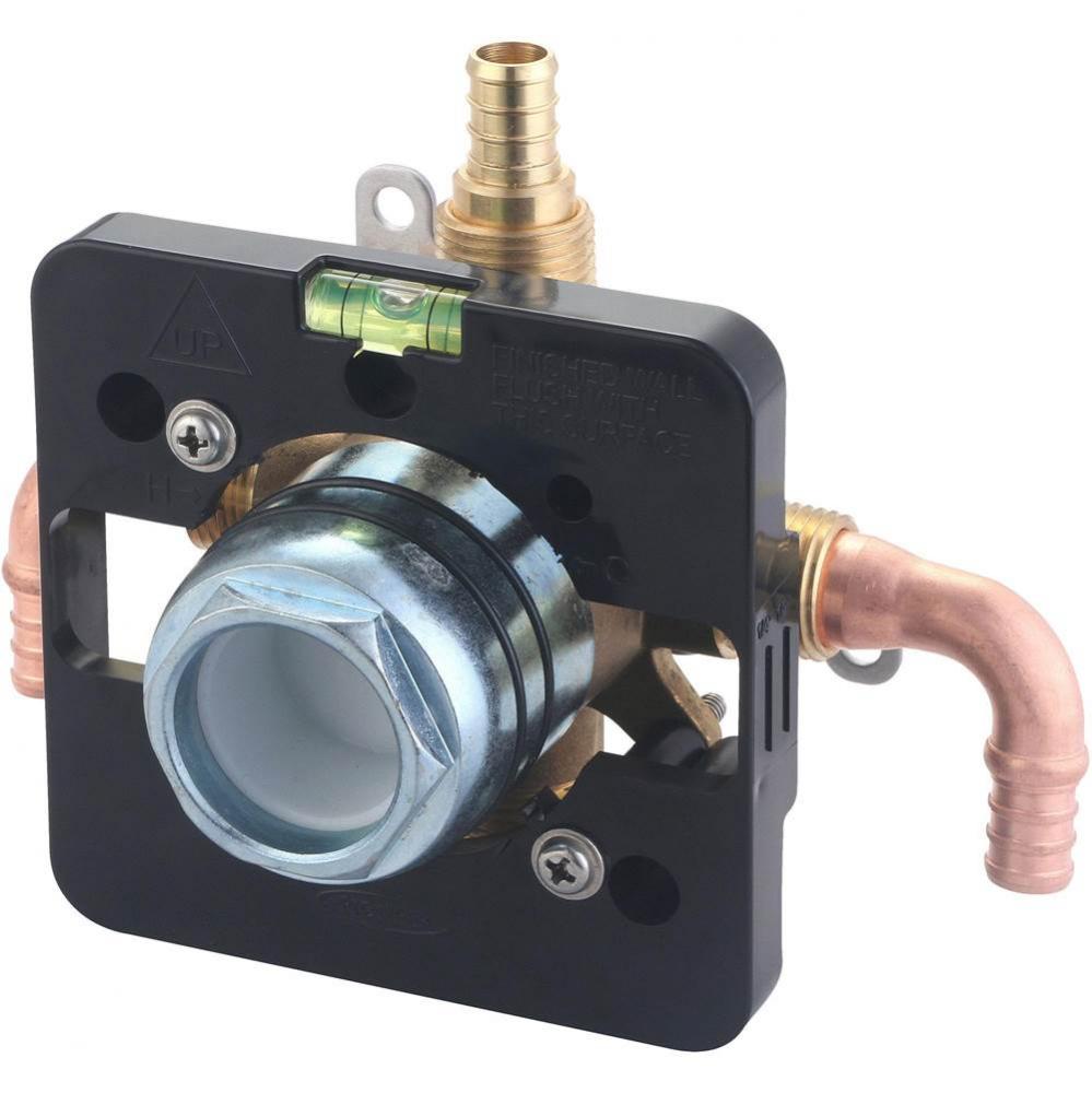 TUB and SHWR VALVE ONLY-SINGLE HDL 1/2&apos;&apos; PEX INLET COMBO TUB OUTLET