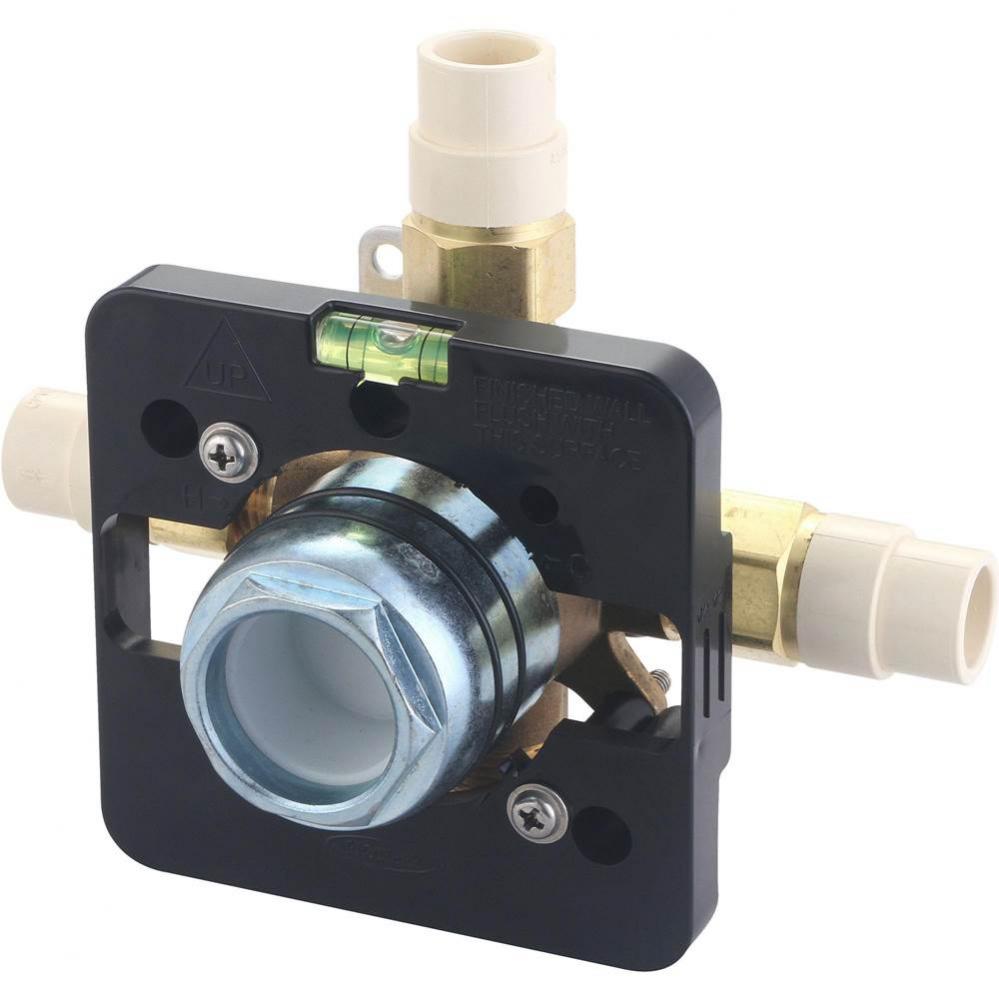 TUB and SHWR VALVE ONLY-SINGLE HDL 1/2&apos;&apos; CPVC INLET/SHOWER OUTLET COMBO TUB OUTLET