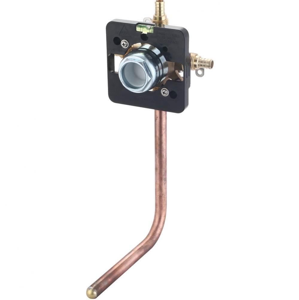 TUB and SHWR VALVE ONLY-SINGLE HDL 1/2&apos;&apos; PEX INLET/SHOWER OUTLET 1/2&apos;&apos; COPPER