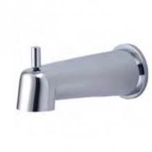 Olympia OP-640040-BN - ACCESSORIES-EXTENDED i2 DVR TUB SPOUT-COMBO 1/2'' IPS/SLIP-FIT INLET-PVD BN