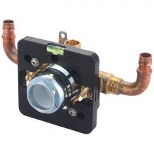 Olympia V-2300B-EP90U - TUB and SHWR VALVE ONLY-SINGLE HDL UPONOR PEX 90-DEGREE UP INLET COMBO OUTLET W/STOP
