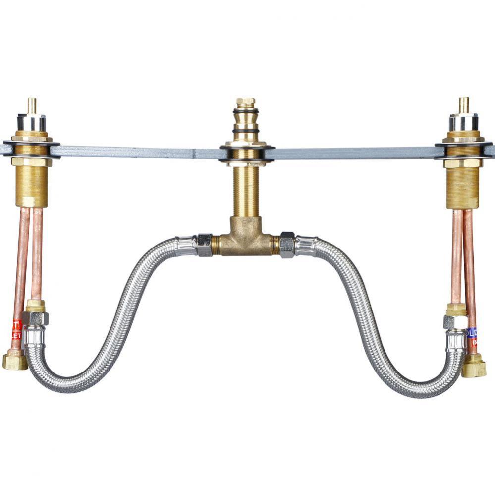 Roman Tub Valve Set Only-Two Hdl Cxc &amp; Ips Connections