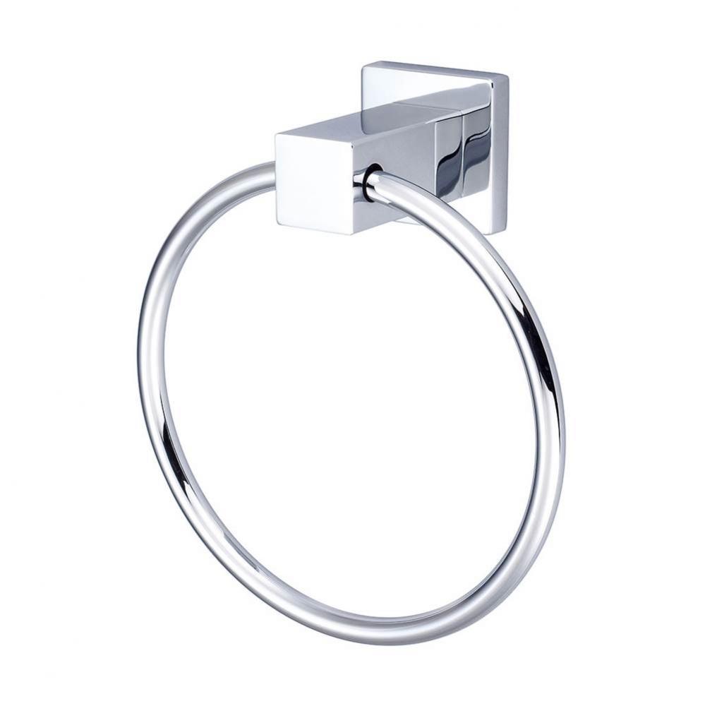 Bath Hdwr-Mod Towel Ring W/Mounting Hardware-Cp