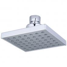 Pioneer SH-402 - Lux Flow 4'' Square Air Inject Showerhead 1.75 Gpm (Watersense)-CP