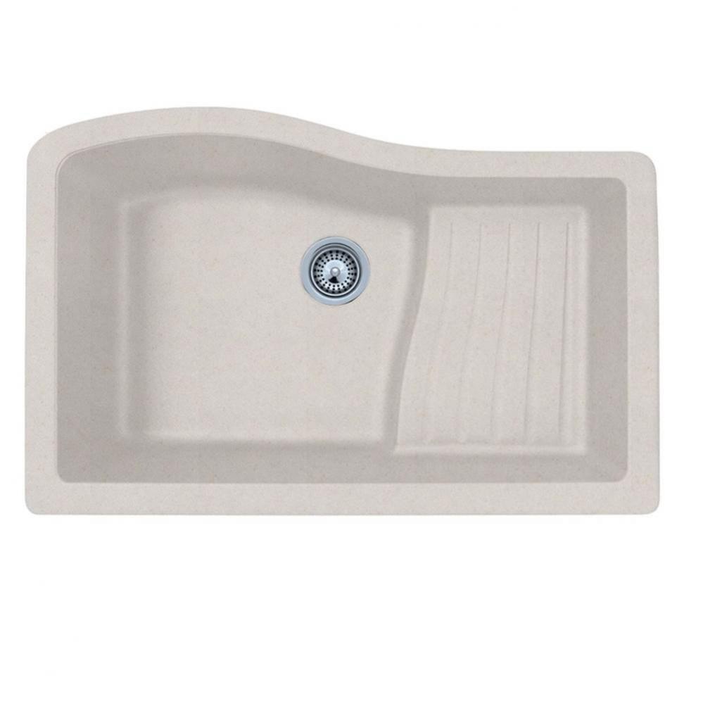 QUAD-3322 22 x 33 Granite Undermount Ascend Bowl Sink in Granito