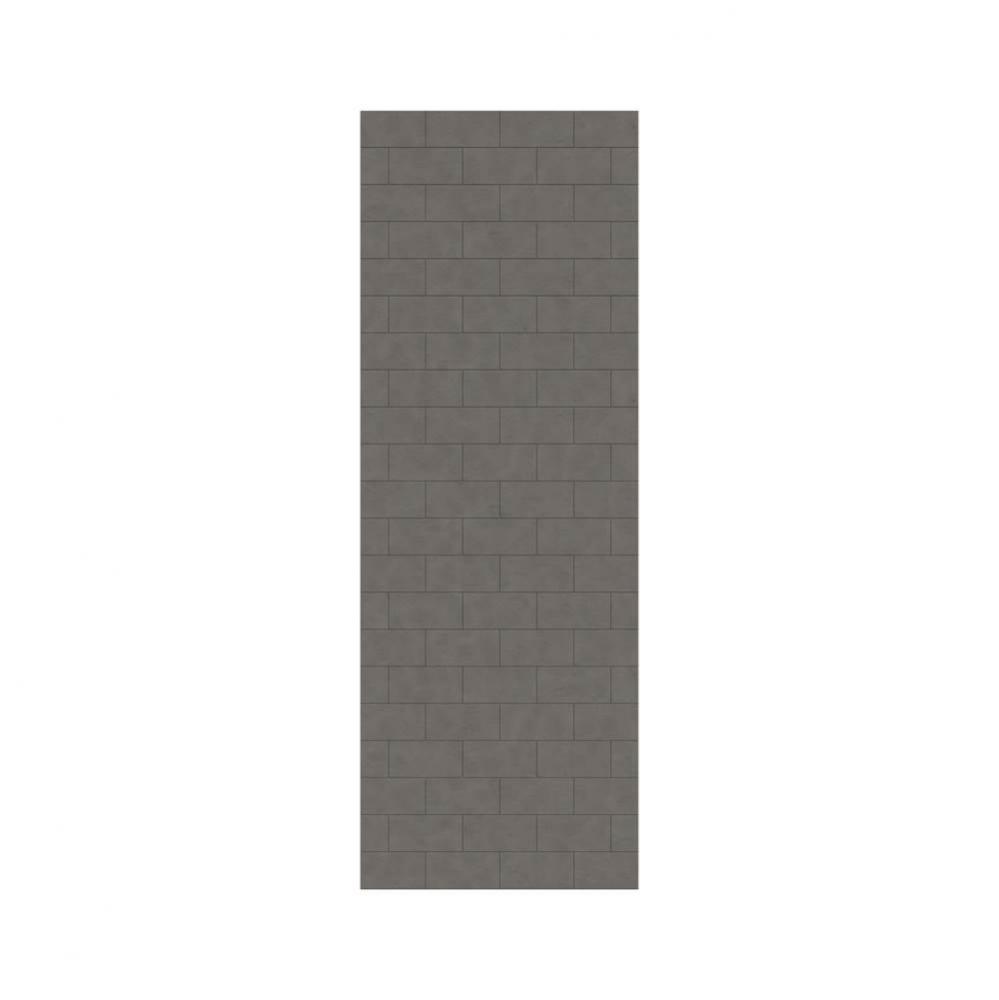 MTMK-8430-1 30 x 84 Swanstone&#xae; Metro Subway Tile Glue up Bathtub and Shower Single Wall Panel