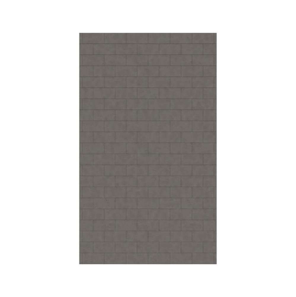 MTMK-8450-1 50 x 84 Swanstone&#xae; Metro Subway Tile Glue up Bathtub and Shower Single Wall Panel