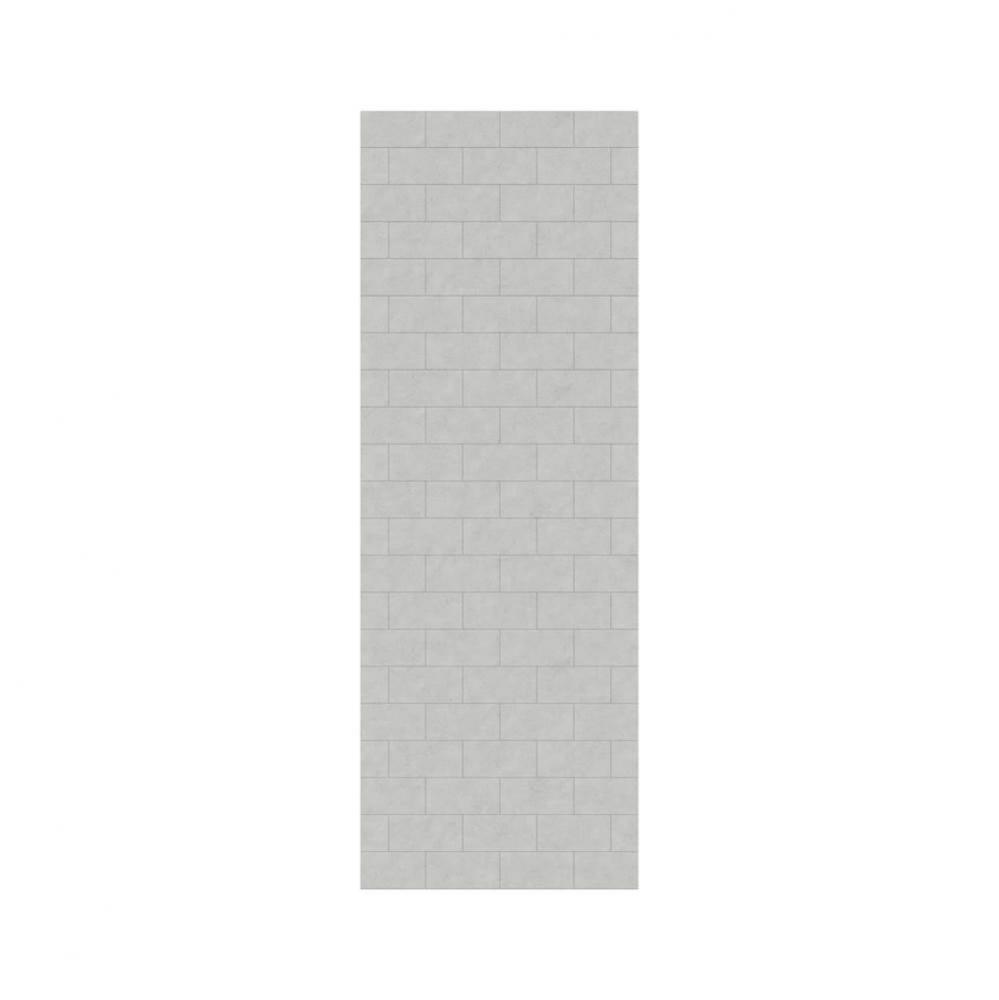 MTMK-8432-1 32 x 84 Swanstone&#xae; Metro Subway Tile Glue up Bathtub and Shower Single Wall Panel