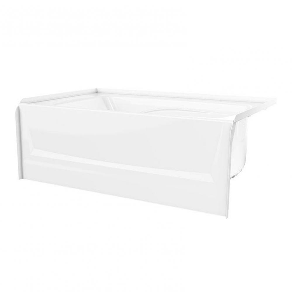 VP6036CTL/R 60 x 36 Solid Surface Bathtub with Left Hand Drain in White