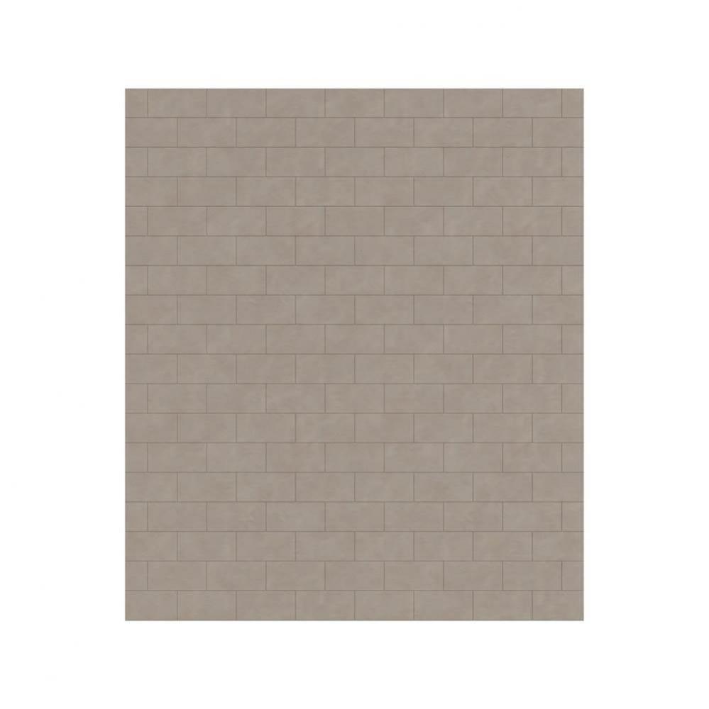 MTMK-7262-1 62 x 72 Swanstone&#xae; Metro Subway Tile Glue up Bathtub and Shower Single Wall Panel