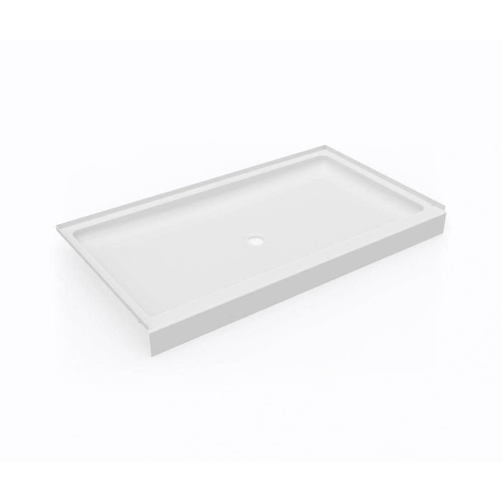 SS-3460 34 x 60 Swanstone&#xae; Alcove Shower Pan with Center Drain in White