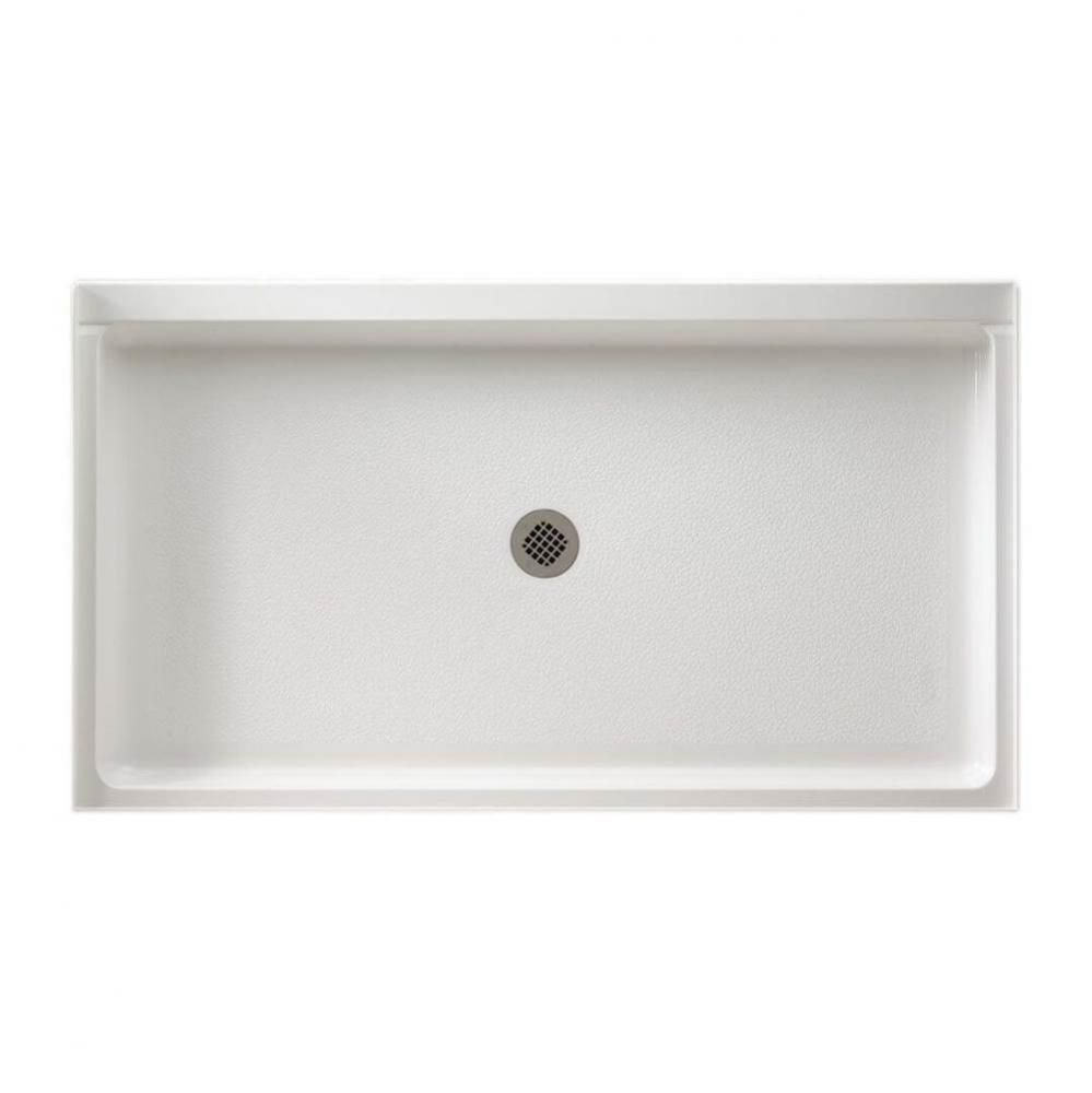 R-3260 32 x 60 Veritek Alcove Shower Pan with Center Drain in Bisque