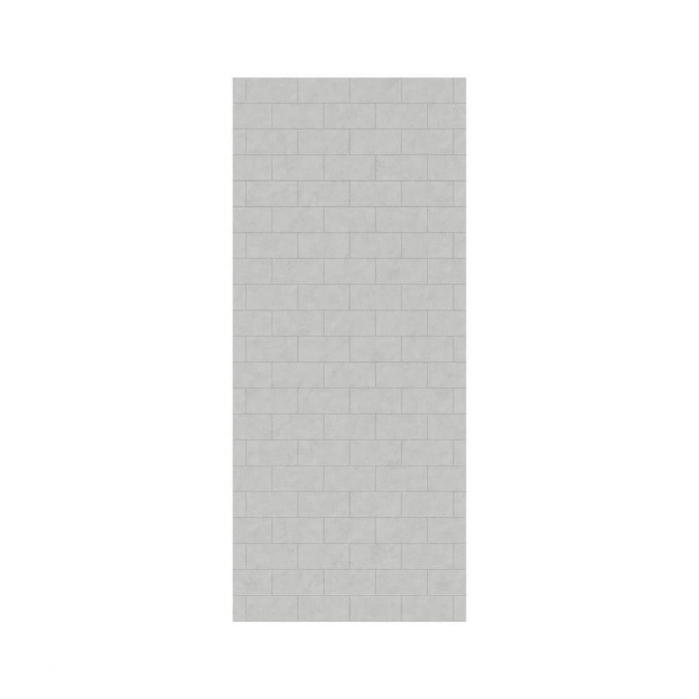 MTMK-8438-1 38 x 84 Swanstone&#xae; Metro Subway Tile Glue up Bathtub and Shower Single Wall Panel