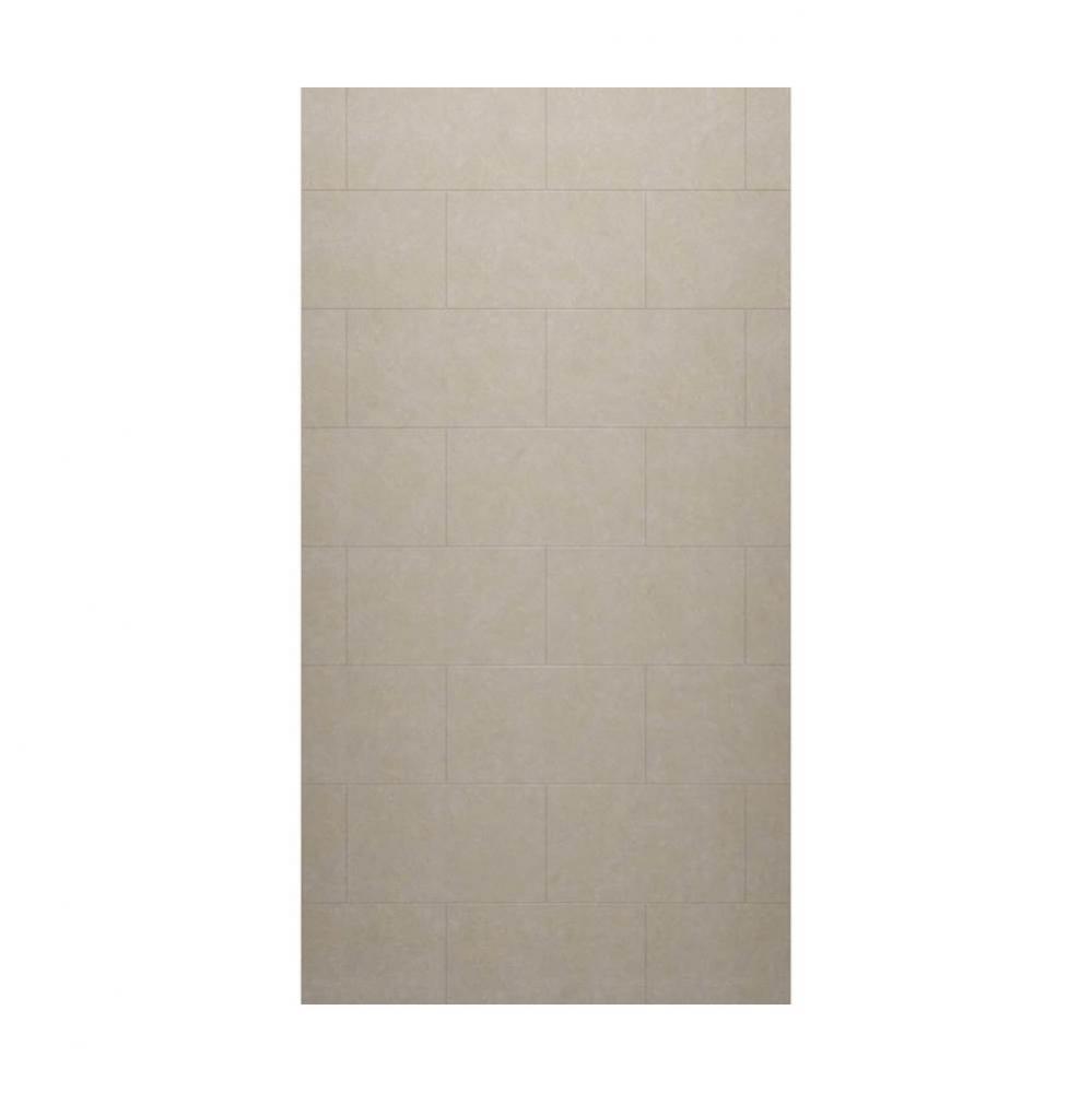 TSMK-8438-1 38 x 84 Swanstone&#xae; Traditional Subway Tile Glue up Bathtub and Shower Single Wall