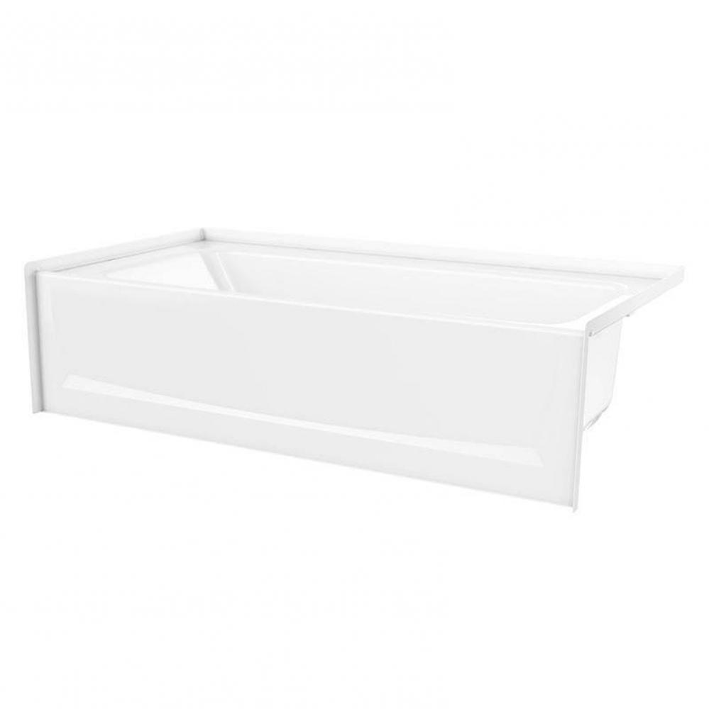 VP6030CTML/R 60 x 30 Solid Surface Bathtub with Left Hand Drain in White