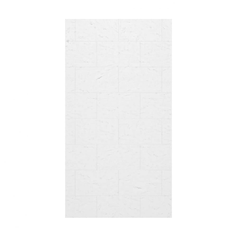 TSMK-8442-1 42 x 84 Swanstone&#xae; Traditional Subway Tile Glue up Bathtub and Shower Single Wall