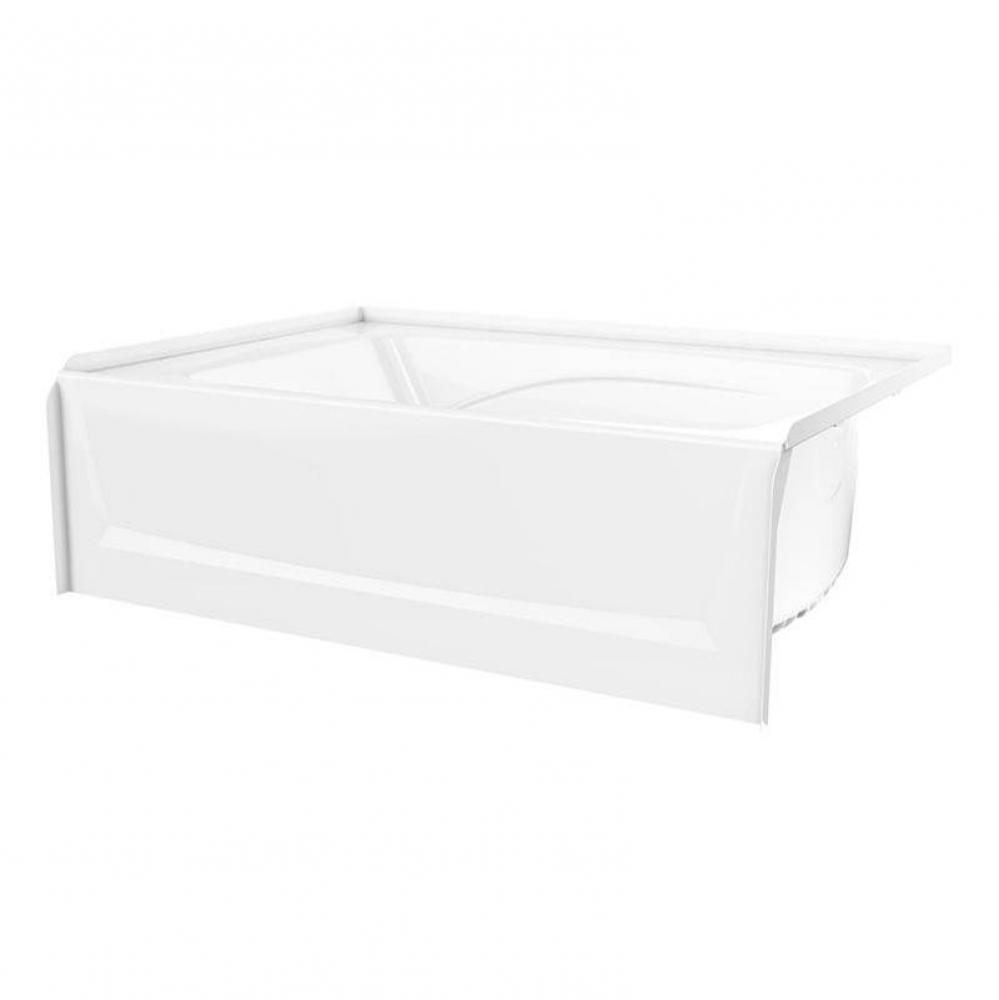 VP6042CTML/R 60 x 42 Solid Surface Bathtub with Right Hand Drain in White