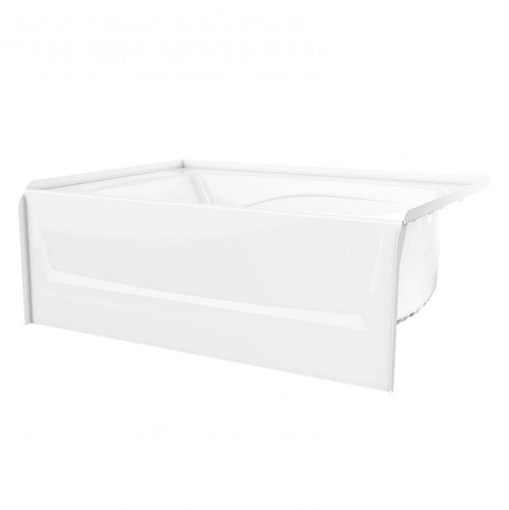 VP6042CTL/R 60 x 42 Solid Surface Bathtub with Left Hand Drain in White