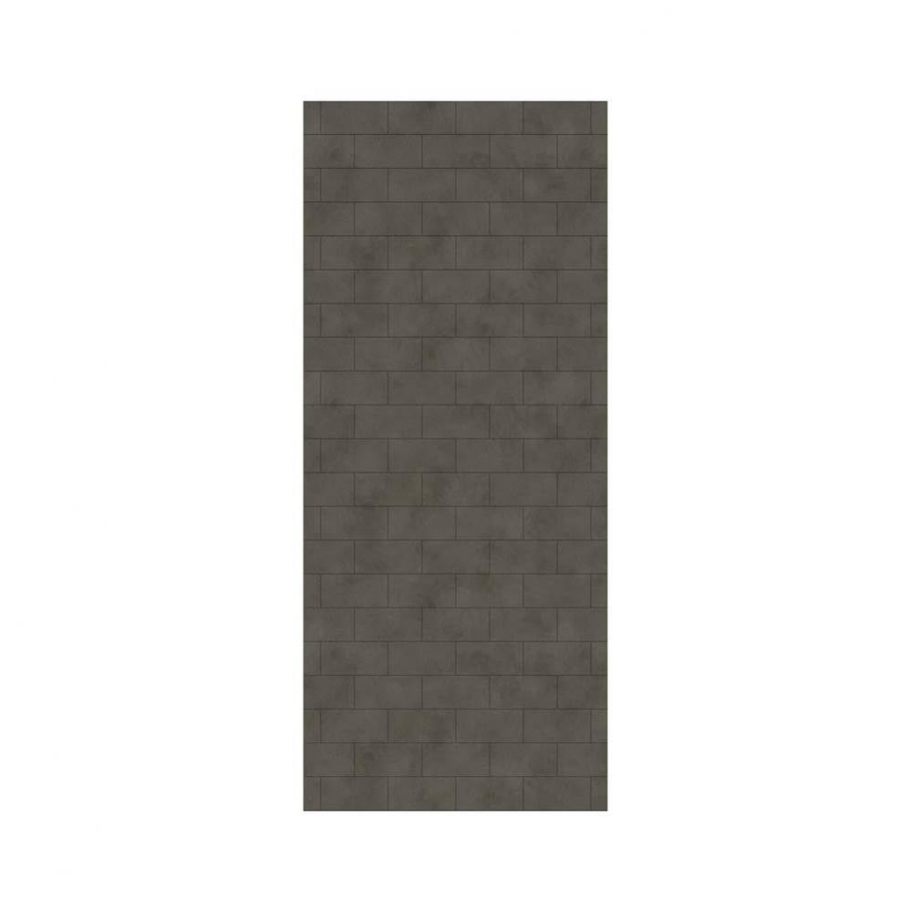 MTMK-8434-1 34 x 84 Swanstone&#xae; Metro Subway Tile Glue up Bathtub and Shower Single Wall Panel