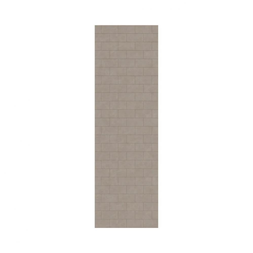 MTMK-9630-1 30 x 96 Swanstone&#xae; Metro Subway Tile Glue up Bathtub and Shower Single Wall Panel