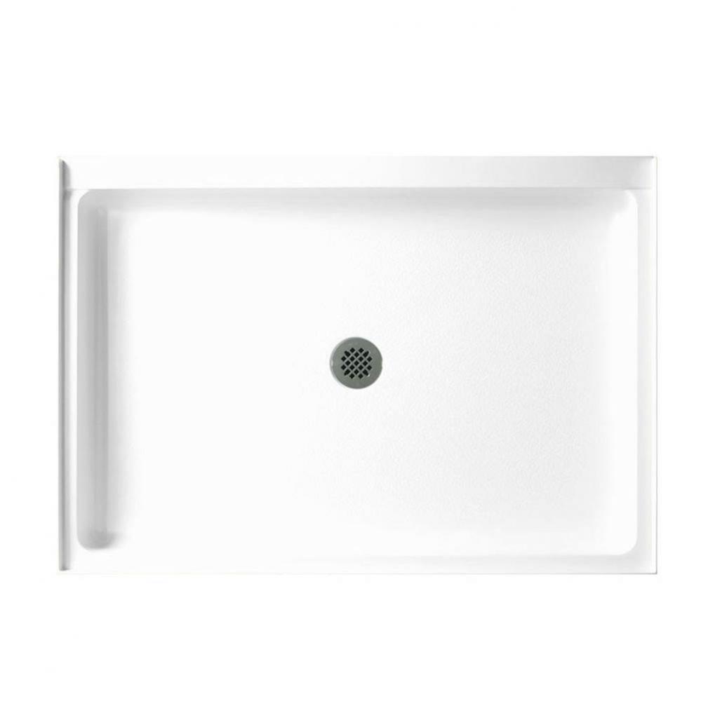 R-3442 34 x 42 Veritek Alcove Shower Pan with Center Drain in Bisque