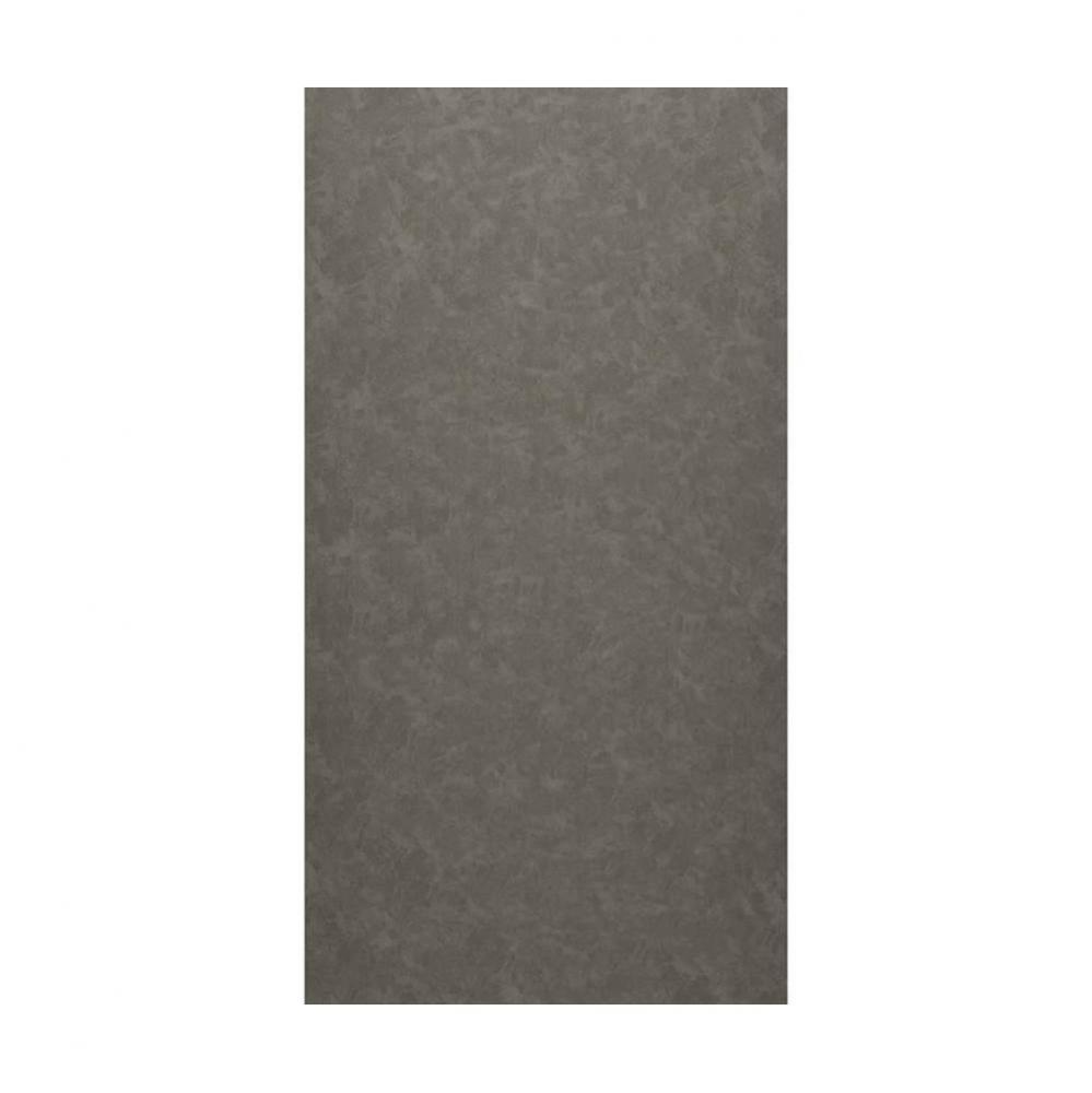 SMMK-8436-1 36 x 84 Swanstone&#xae; Smooth Glue up Bathtub and Shower Single Wall Panel in Charcoa