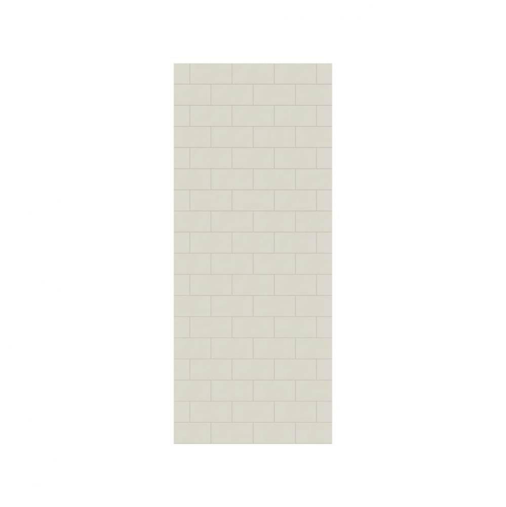 MTMK-7232-1 32 x 72 Swanstone&#xae; Metro Subway Tile Glue up Bathtub and Shower Single Wall Panel