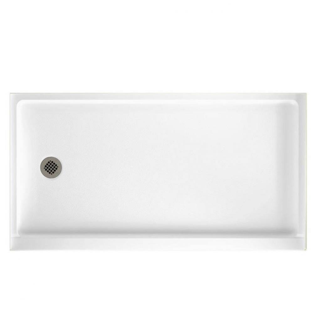 FR-3260LM 32 x 60 Veritek Alcove Shower Pan with Left Hand Drain in Bisque