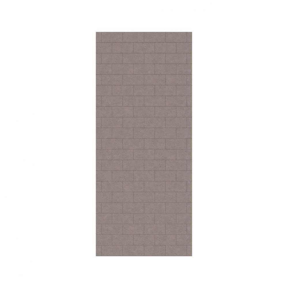 MTMK-8442-1 42 x 84 Swanstone&#xae; Metro Subway Tile Glue up Bathtub and Shower Single Wall Panel